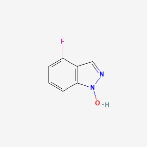 Indazole, 4-fluoro-1-hydroxy-