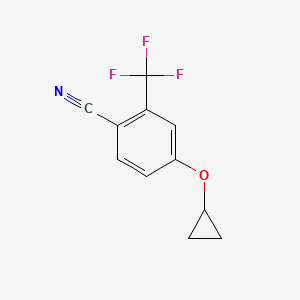 4-Cyclopropoxy-2-(trifluoromethyl)benzonitrile