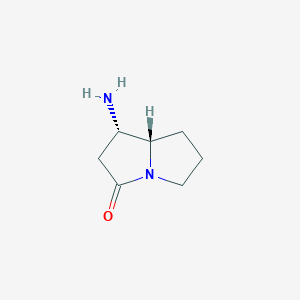 Rel-(1S,7aS)-1-aminohexahydro-3H-pyrrolizin-3-one