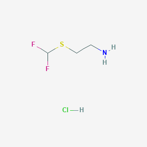 2-((Difluoromethyl)thio)ethan-1-amine hydrochloride