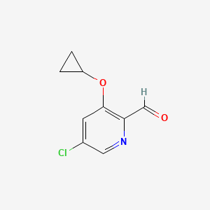 5-Chloro-3-cyclopropoxypicolinaldehyde