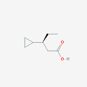 (S)-3-Cyclopropylpentanoic acid