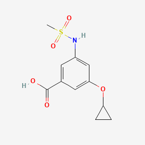 3-Cyclopropoxy-5-(methylsulfonamido)benzoic acid