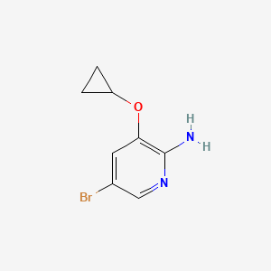 5-Bromo-3-cyclopropoxypyridin-2-amine