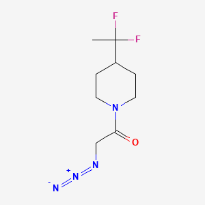2-Azido-1-(4-(1,1-difluoroethyl)piperidin-1-yl)ethan-1-one