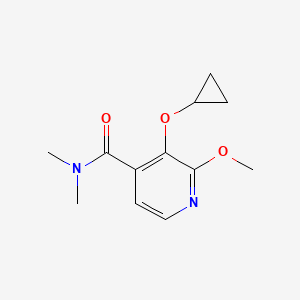 3-Cyclopropoxy-2-methoxy-N,N-dimethylisonicotinamide