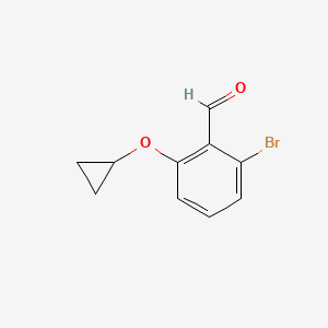 2-Bromo-6-cyclopropoxybenzaldehyde