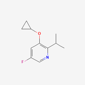 3-Cyclopropoxy-5-fluoro-2-isopropylpyridine