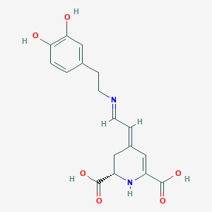 (2S,4E)-4-[2-[2-(3,4-dihydroxyphenyl)ethylimino]ethylidene]-2,3-dihydro-1H-pyridine-2,6-dicarboxylic acid