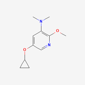 5-Cyclopropoxy-2-methoxy-N,N-dimethylpyridin-3-amine