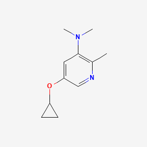 5-Cyclopropoxy-N,N,2-trimethylpyridin-3-amine