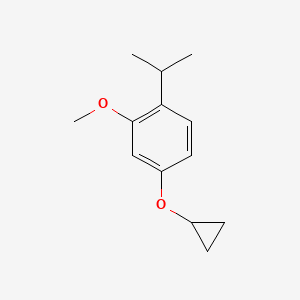 4-Cyclopropoxy-1-isopropyl-2-methoxybenzene