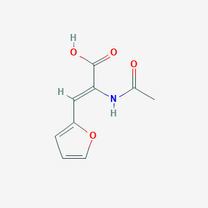 molecular formula C9H9NO4 B14813249 2-Acetamido-3-(furan-2-yl)acrylic acid 