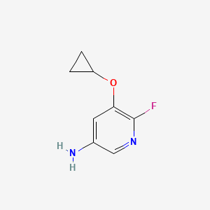 5-Cyclopropoxy-6-fluoropyridin-3-amine