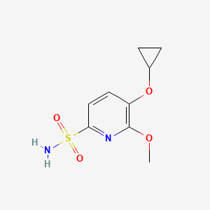 5-Cyclopropoxy-6-methoxypyridine-2-sulfonamide