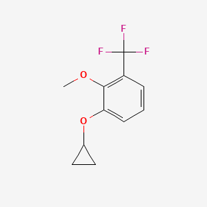 1-Cyclopropoxy-2-methoxy-3-(trifluoromethyl)benzene