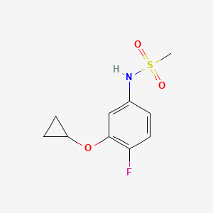 N-(3-Cyclopropoxy-4-fluorophenyl)methanesulfonamide