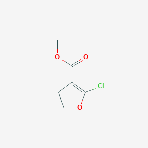 molecular formula C6H7ClO3 B14813359 Methyl 2-chloro-4,5-dihydrofuran-3-carboxylate 