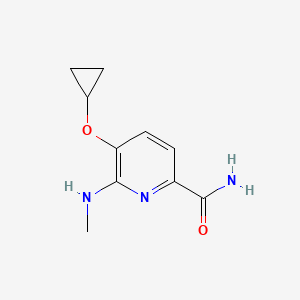 5-Cyclopropoxy-6-(methylamino)picolinamide