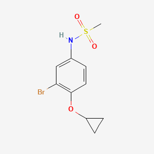 N-(3-Bromo-4-cyclopropoxyphenyl)methanesulfonamide