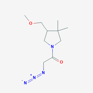2-Azido-1-(4-(methoxymethyl)-3,3-dimethylpyrrolidin-1-yl)ethan-1-one
