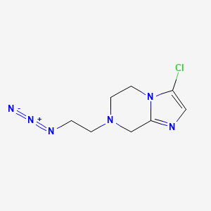 7-(2-Azidoethyl)-3-chloro-5,6,7,8-tetrahydroimidazo[1,2-a]pyrazine