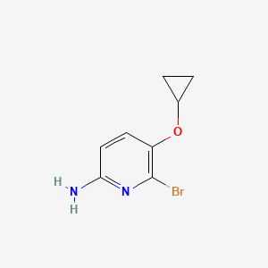 6-Bromo-5-cyclopropoxypyridin-2-amine