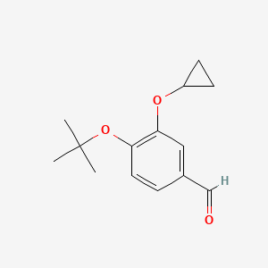 4-Tert-butoxy-3-cyclopropoxybenzaldehyde