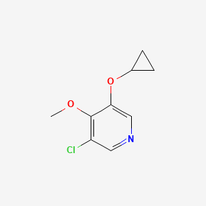 3-Chloro-5-cyclopropoxy-4-methoxypyridine