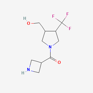 Azetidin-3-yl(3-(hydroxymethyl)-4-(trifluoromethyl)pyrrolidin-1-yl)methanone