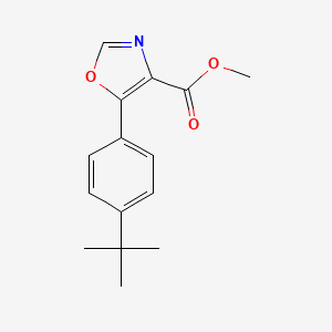 Methyl 5-(4-tert-butylphenyl)-1,3-oxazole-4-carboxylate