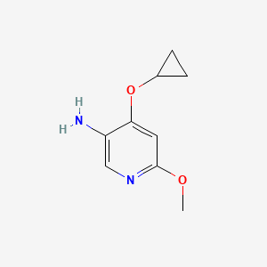 4-Cyclopropoxy-6-methoxypyridin-3-amine