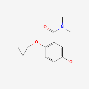 2-Cyclopropoxy-5-methoxy-N,N-dimethylbenzamide