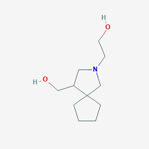 2-(4-(Hydroxymethyl)-2-azaspiro[4.4]nonan-2-yl)ethan-1-ol