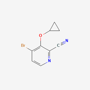 4-Bromo-3-cyclopropoxypicolinonitrile