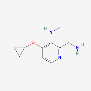 2-(Aminomethyl)-4-cyclopropoxy-N-methylpyridin-3-amine