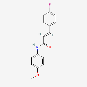 (2E)-3-(4-fluorophenyl)-N-(4-methoxyphenyl)prop-2-enamide