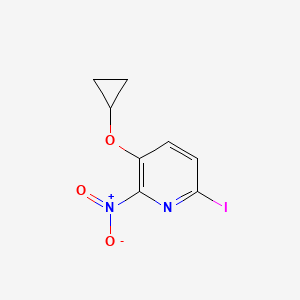 3-Cyclopropoxy-6-iodo-2-nitropyridine