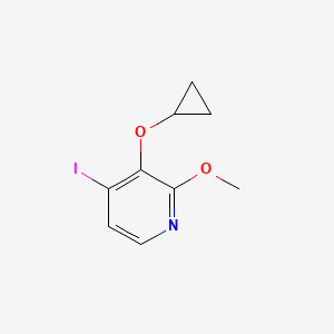 3-Cyclopropoxy-4-iodo-2-methoxypyridine