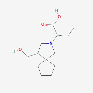 2-(4-(Hydroxymethyl)-2-azaspiro[4.4]nonan-2-yl)butanoic acid