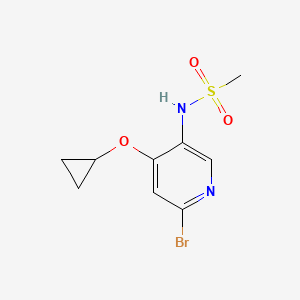 N-(6-Bromo-4-cyclopropoxypyridin-3-YL)methanesulfonamide