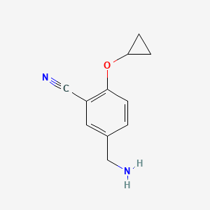 5-(Aminomethyl)-2-cyclopropoxybenzonitrile