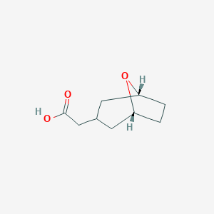 molecular formula C9H14O3 B14813650 Endo-8-oxabicyclo[3.2.1]octane-3-acetic acid 