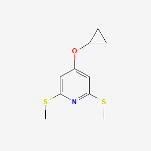 4-Cyclopropoxy-2,6-bis(methylthio)pyridine