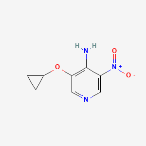 3-Cyclopropoxy-5-nitropyridin-4-amine