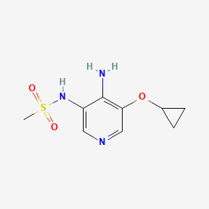 N-(4-Amino-5-cyclopropoxypyridin-3-YL)methanesulfonamide