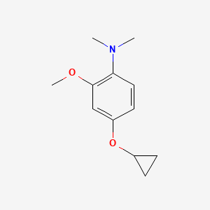 4-Cyclopropoxy-2-methoxy-N,N-dimethylaniline