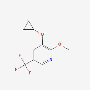 3-Cyclopropoxy-2-methoxy-5-(trifluoromethyl)pyridine