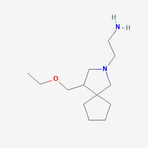 2-(4-(Ethoxymethyl)-2-azaspiro[4.4]nonan-2-yl)ethan-1-amine