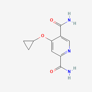 4-Cyclopropoxypyridine-2,5-dicarboxamide